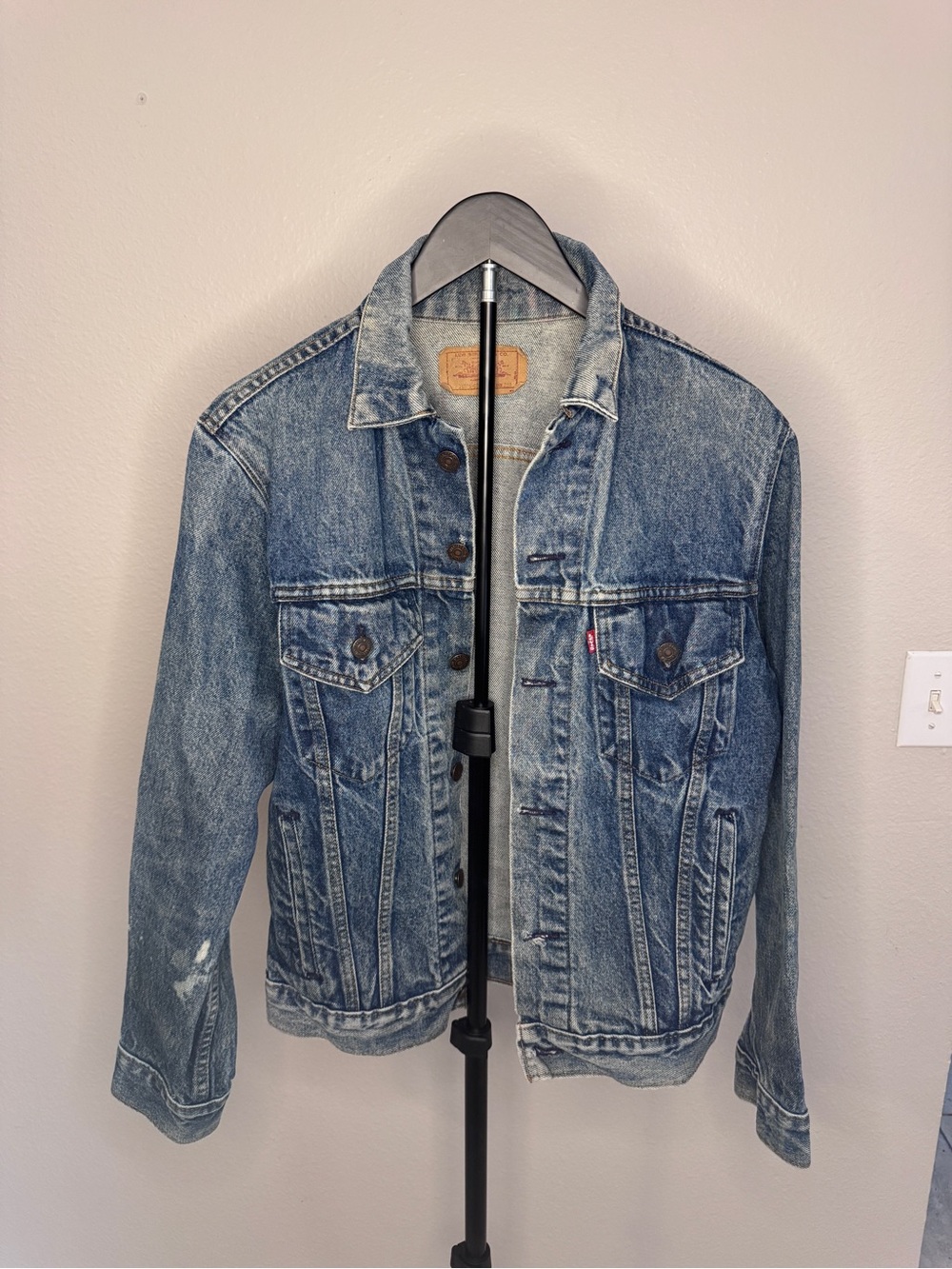 Levi's Faded Blue Denim Trucker Jacket